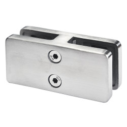 Svorka priama, sklo 8 - 12,76 mm, brúsená AISI 304 Svorka priama, sklo 8 - 12,76 mm, brúsená AISI 304